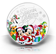 1/2 oz. Fine Silver Coin – Disney Season's Greetings – Mintage: 10,000 (2016)