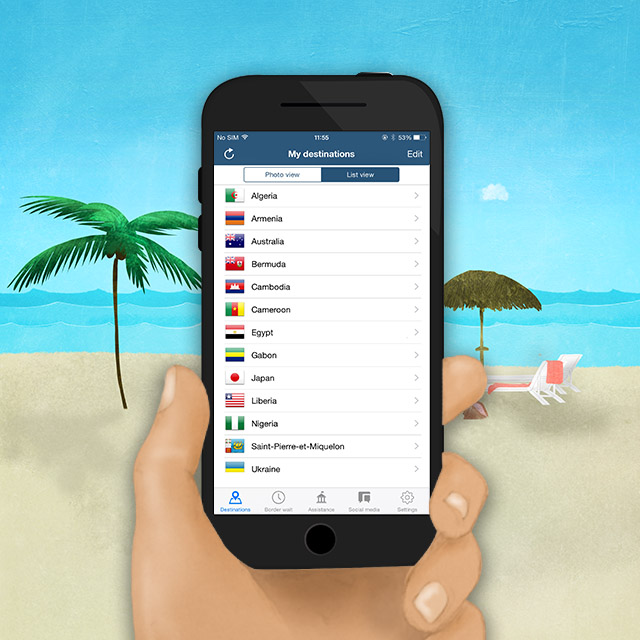 Image of Travel Smart app