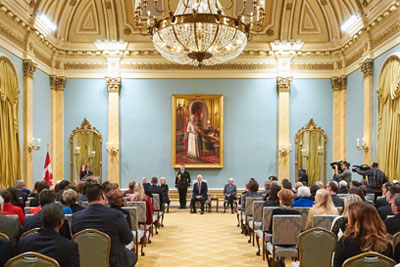 2014 Governor General’s Awards in Commemoration of the Persons Case ceremony at Rideau Hall.