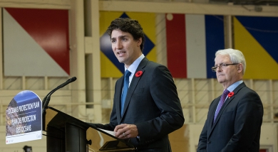 Prime Minister Trudeau announces the Oceans Protection Plan