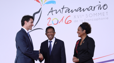 Prime Minister Trudeau meets with President Rajaonarimampianina of Madagascar