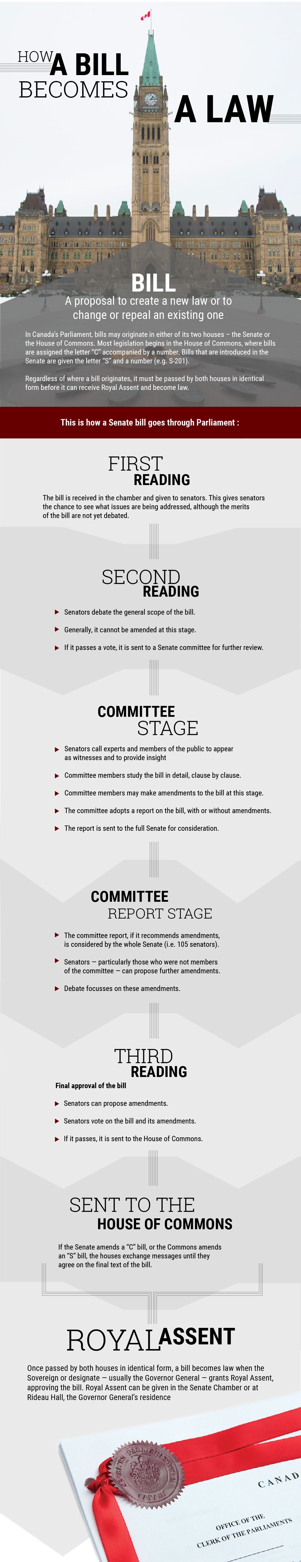 Infographic: How a Bill Becomes a Law