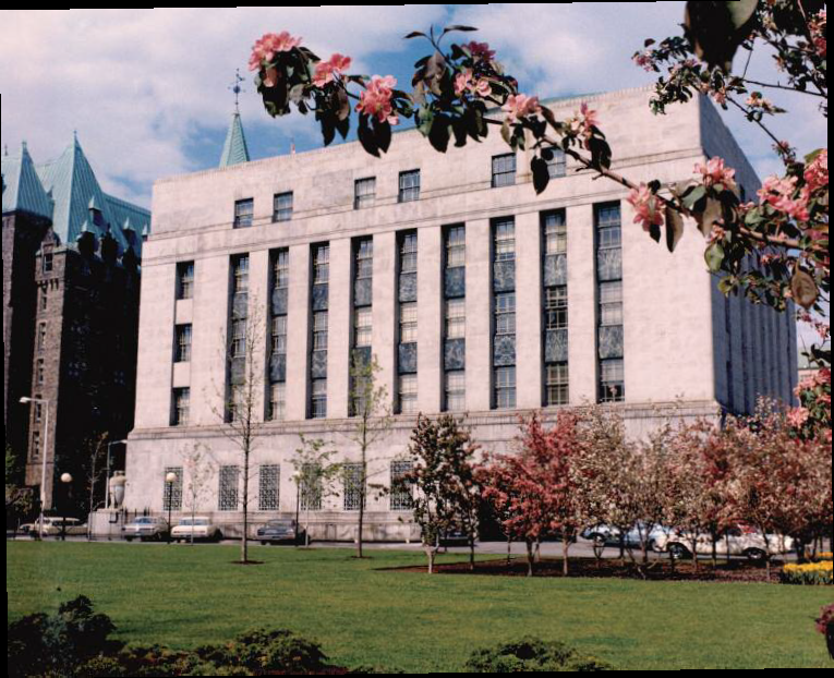 Western side of the Bank of Canada, 1966