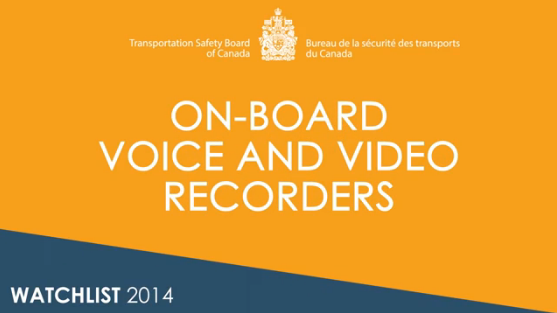 Image from the on-board video and voice recorders video