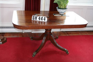 Some of the furniture still in use at Government House dates back from before the building was constructed