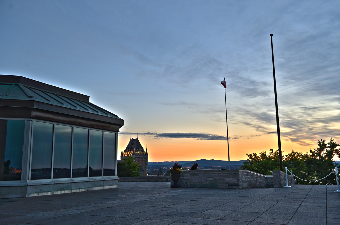 The terrace with the Château Frontenac in the background © OSGG-BSGG 2014