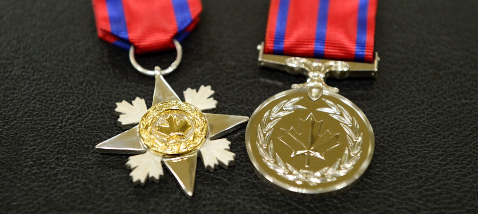 Presentation of Decorations for Bravery