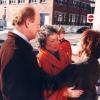 Ruth Goldbloom welcoming the Right Honourable Adrienne Clarkson during her visit to Pier 21, 2005