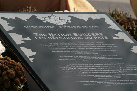 Nation Builder Plaque