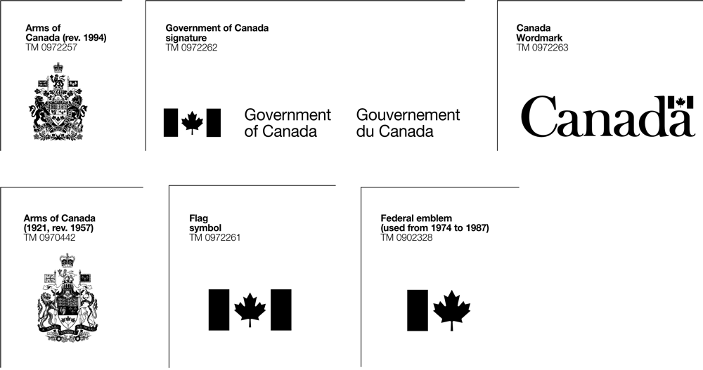 Figure T-105: Official government symbols