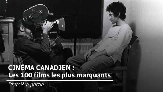 Michel Brault et Claude Gauthier lors du tournage du film <i>Les ordres</i>