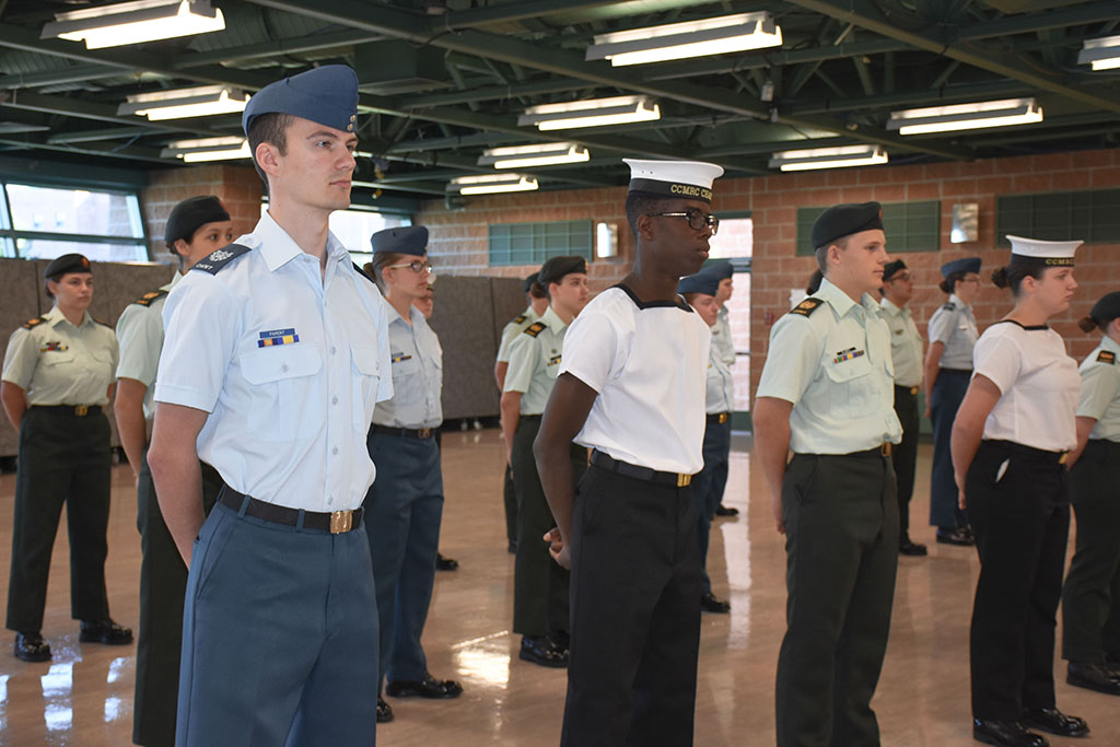 slide - Senior cadets are graduating on June 26 at the Valcartier Cadet Training Centre.