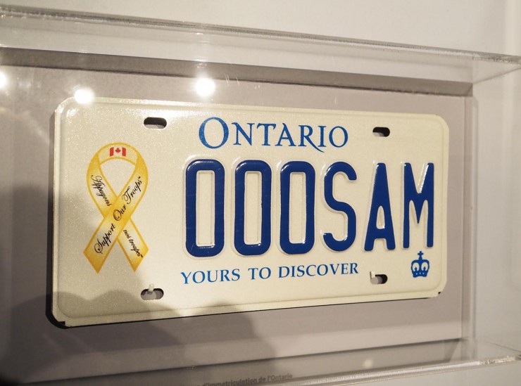 personalized licence plate