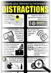 Document infographique sur la distraction au volant