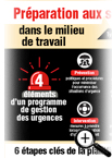 Document infographique sur la préparation aux situations d'urgence dans le milieu de travail