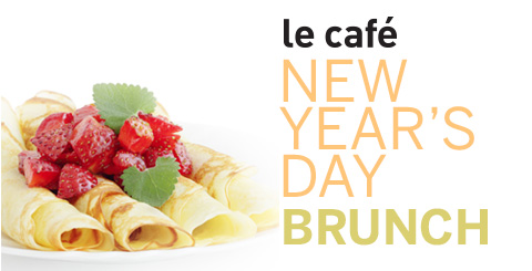 le cafe - new years brunch promo