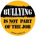 Bullying is Not Part of the Job Sticker