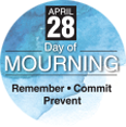 Day of Mourning Commemorative Pin (Clouds)
