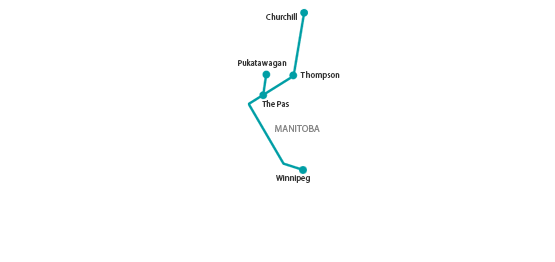 All Manitoba trains