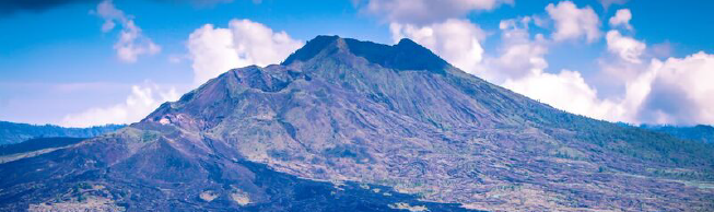 Volcan Agung sur l’île de Bali en Indonésie