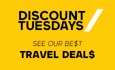 Discount Tuesdays / Best travel Deals