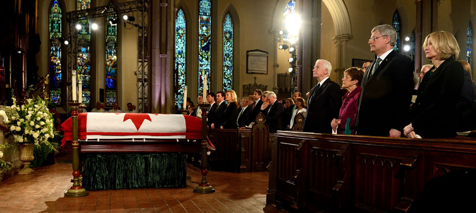 Funérailles d'État pour l'hon. Jim Flaherty