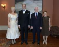 In honour of the President’s visit to Canada, Their Excellencies hosted a State dinner at Rideau Hall. 
