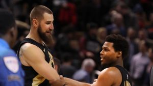 Jonas Valanciunas, Kyle Lowry and the Toronto Raptors have clinched their first No. 1 seed in franchise history.