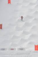 Before the Opening Ceremony, Mikaël Kingsbury performed earlier day in the men's freestyle skiing.