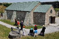 He also toured the powder magazine, the oldest surviving military building in Ontario.