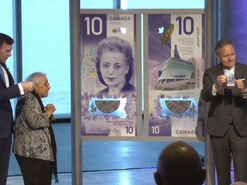 Unveiling of new $10 bank note