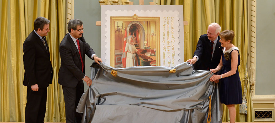 Postage Stamp Unveiling