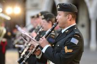 The concert featured the Canadian Armed Forces Band.