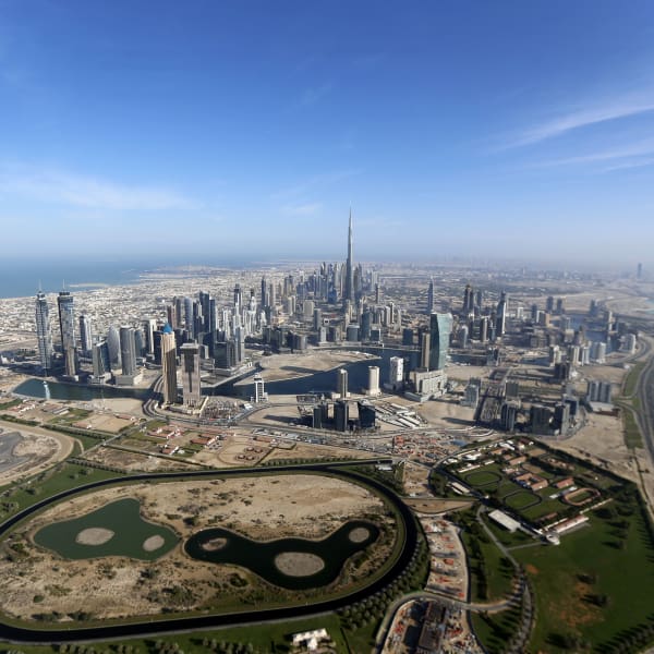 Vue générale de Dubaï