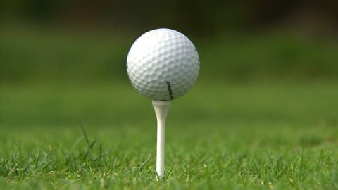 Une balle de golf.