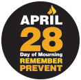Day of Mourning Sticker (Remember and Commit)