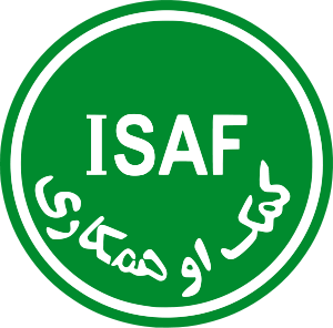 Official logo of ISAF