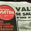 Une page titre du quotidien le Montréal-Matin