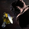 Une illustration de la sonde New Horizons. 