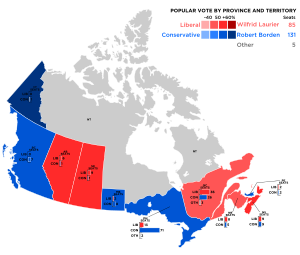 Canada 1911 Federal Election.svg