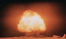 Nuclear explosion from the Trinity Test