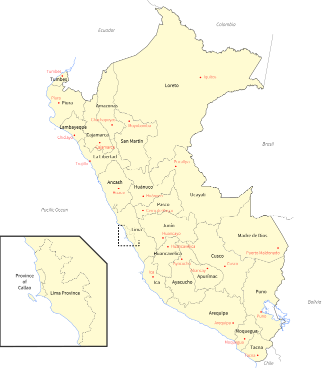 Administrative divisions of Peru