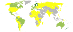 Countries governed by Global Green parties.png