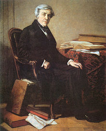 Portrait of Jules Michelet by Thomas Couture