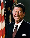 Official Portrait of President Ronald Reagan in 1981