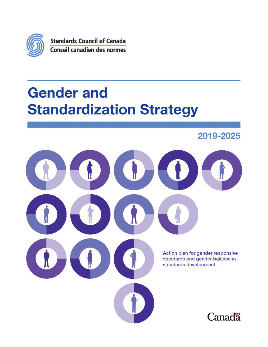 Cover from the report Gender and Standardization Strategy 2019-2025
