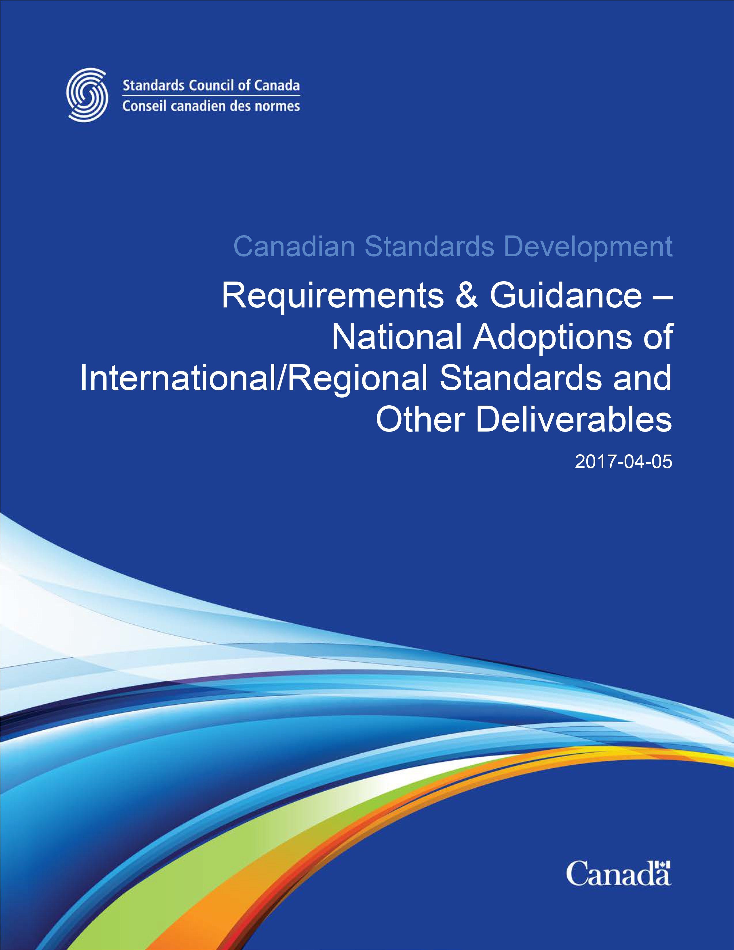 Requirements & Guidance – National Adoptions