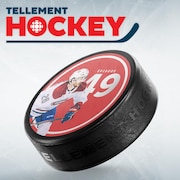 Le logo de Tellement Hockey sur fond blanc, accompagné d'une rondelle sur laquelle figure une photo de Jeff Petry et le chiffre 49.