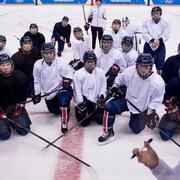 L'équipe coréenne de hockey féminin
