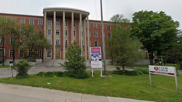 Le siège de la Commission scolaire English-Montréal, à Montréal.